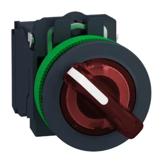 Schneider Electric Harmony Rode verlichte keuzeschakelaar XB5F