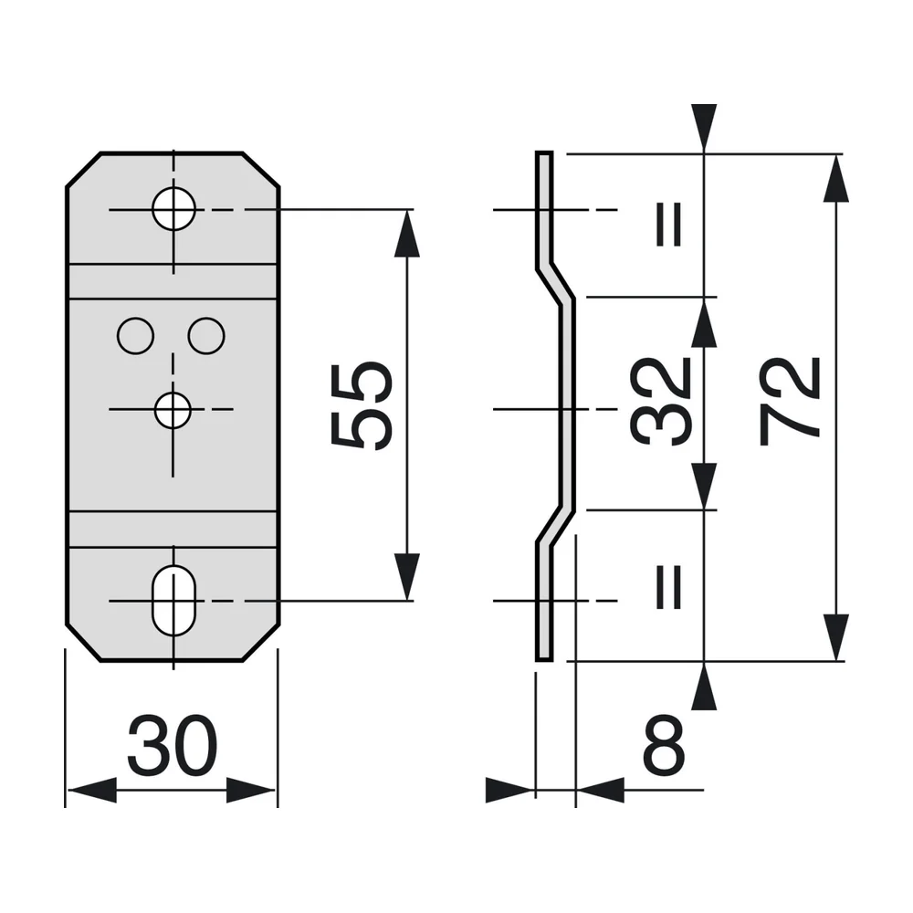 Schneider Electric bevestigingssysteem railkoker