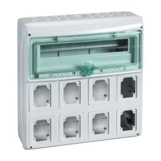 Schneider Electric Mureva installatiekast met din-rail leeg