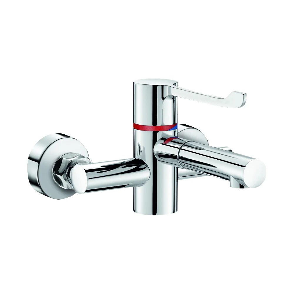 Delabie Securitherm seq.therm.mngkrn+BIOCLIP wastafelmengkraan rvs
