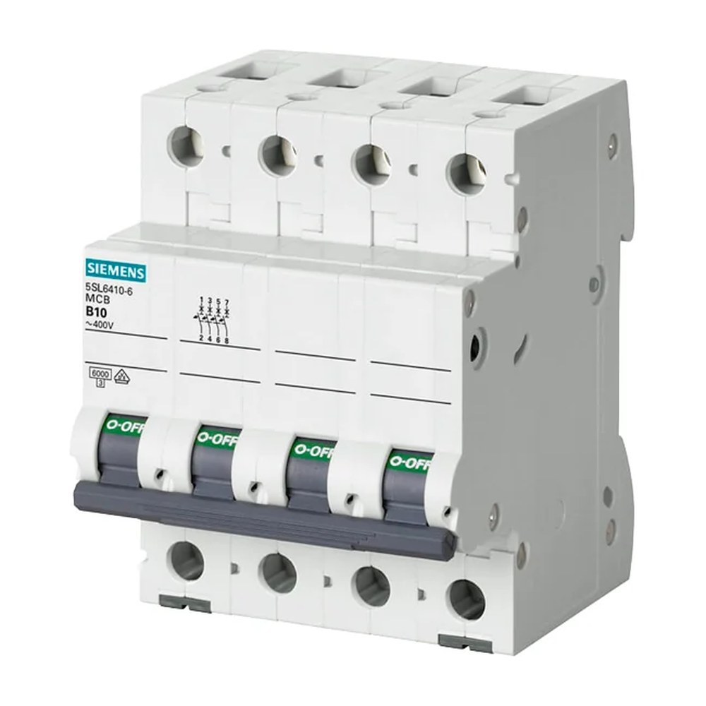 Siemens installatieautomaat 3-polig 6 A