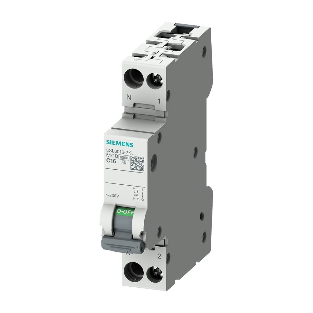 Siemens SENTRON Miniatureschakelautomat Miniature Circuit 1-polig 2-polig 13 A
