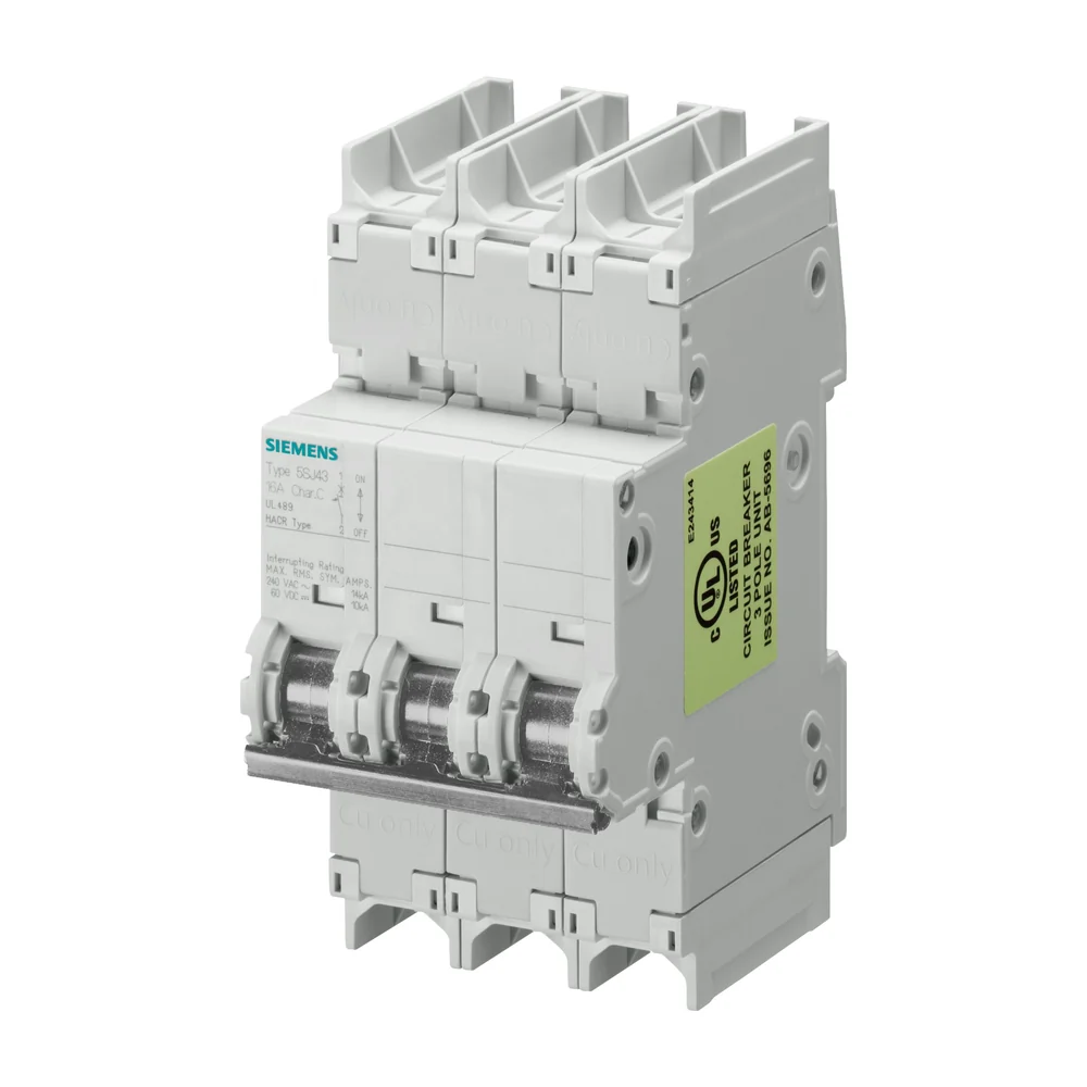 Siemens SENTRON Installatieautomaat 3-polig 16 A C-kar 16A 3P 10kA