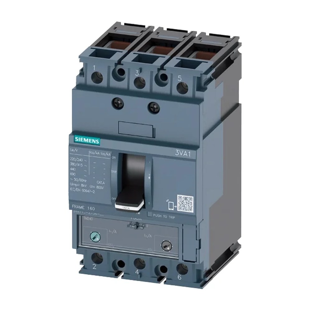 Siemens SENTRON 3-polige vermogensschakelaar 3-polig 125 A