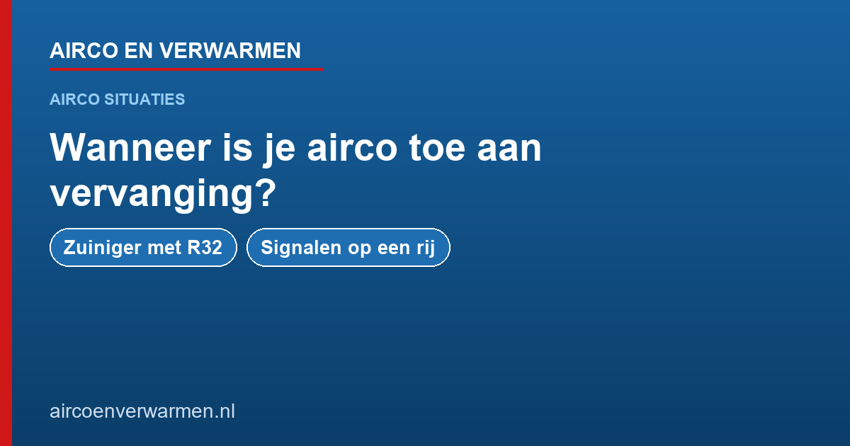 Airco vervangen signalen