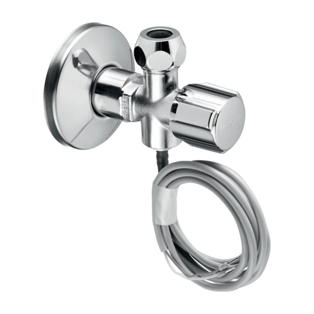 Schell SL Comfort Messing haakse kraan stopkraan chroom
