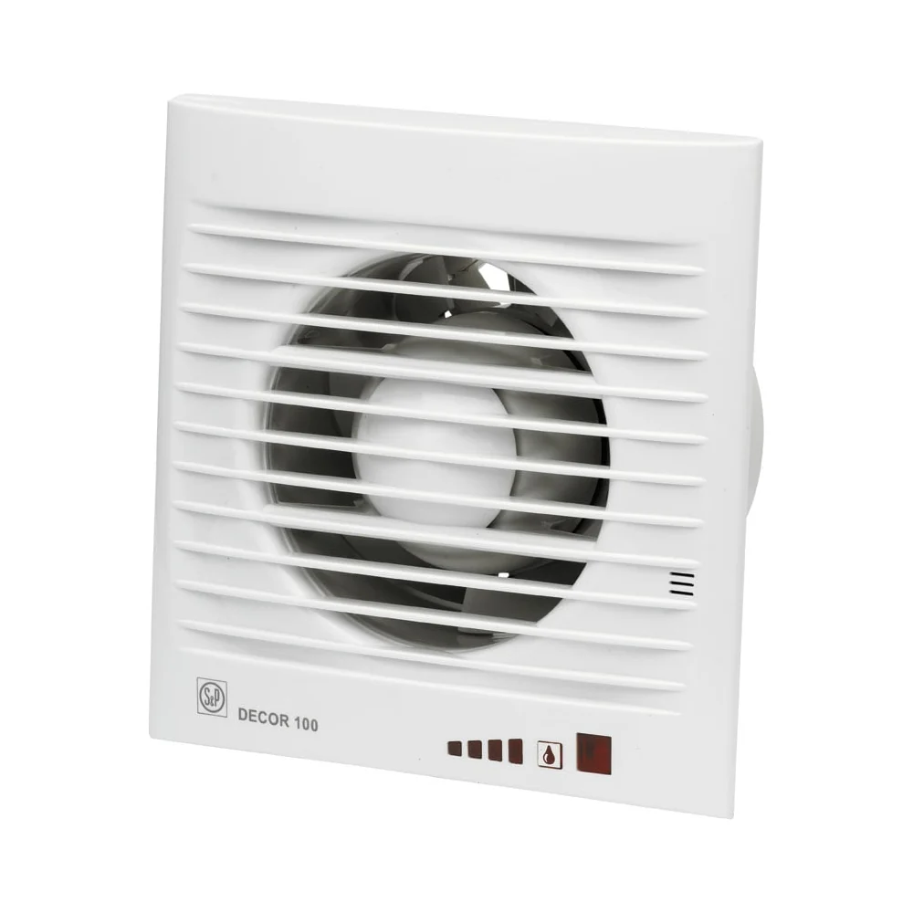 Soler & Palau toilet- en badkamerventilatie 158x158 mm wit