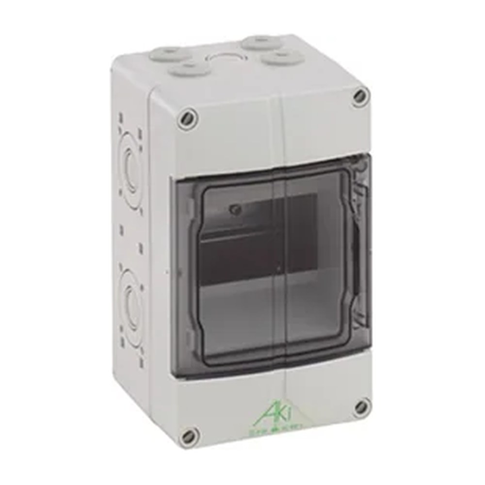Spelsberg installatiekast met din-rail leeg ral7035