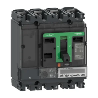 Schneider Electric stroomonderbreker ComPacT NSX100R 4-polige 4-polig 40 A