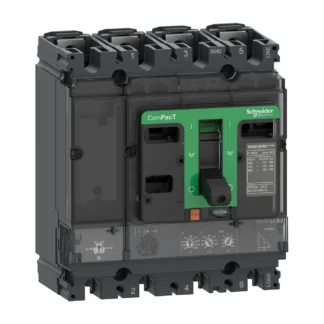 Schneider Electric stroomonderbreker ComPacT NSX160N 4-polige 4-polig 160 A