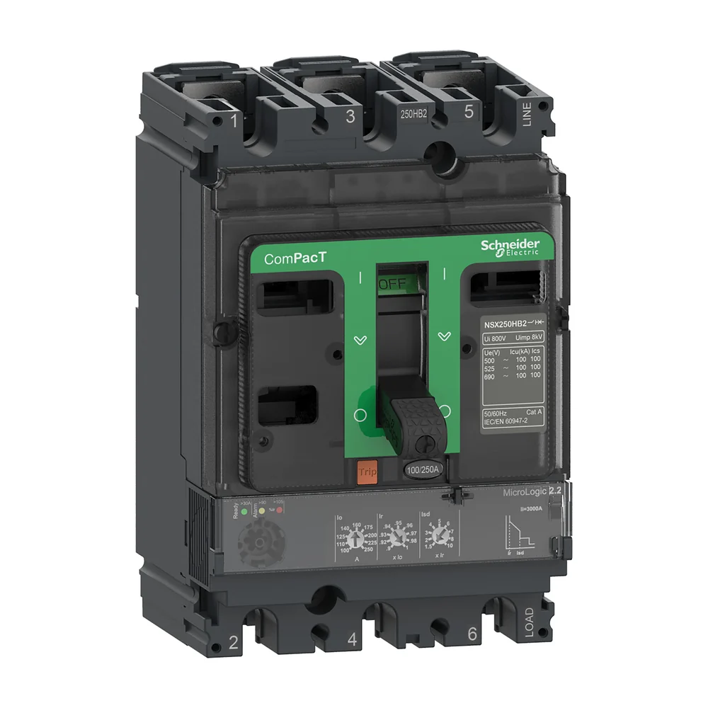 Schneider Electric stroomonderbreker ComPacT NSX250F 3-polig 250 A
