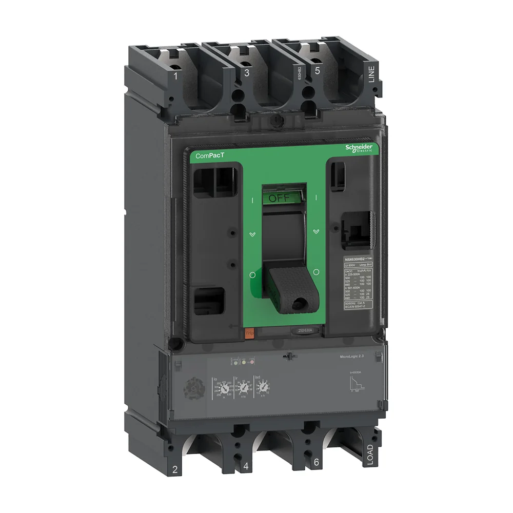 Schneider Electric stroomonderbreker ComPacT NSX630H Compleet inbouwapparaat