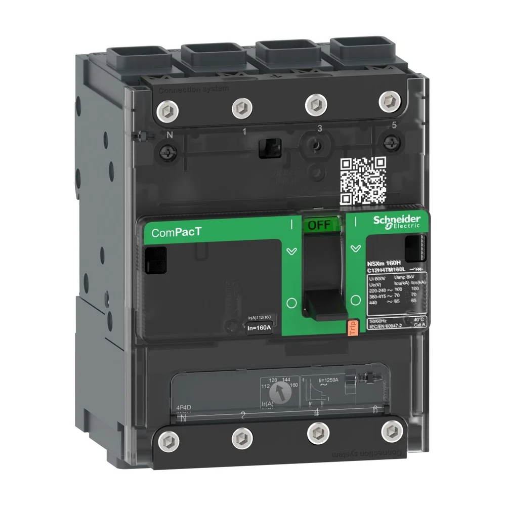 Schneider Electric ComPact vermogensschakelaar 4-polig 25 A 2735696