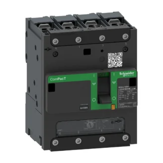 Schneider Electric ComPact stroomonderbreker vermogensschakelaar 4-polig 25 A