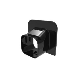 Tecnosystemi Excellens plafond/wand leidinggoot 75mm zwart ral9005