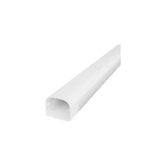 Tecnosystemi Optima leidinggoot 75mm wit 74x56 mm ral9010