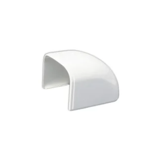 Tecnosystemi Optima afdek/eindkapTC75 Zuiverwit leidinggoot 75mm wit