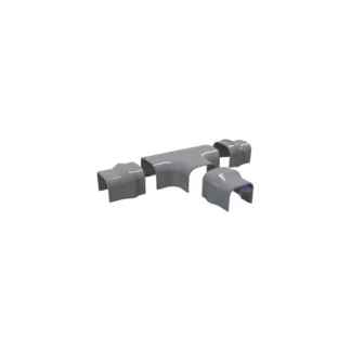 Tecnosystemi Optima T-stuk antraciet 75 mm