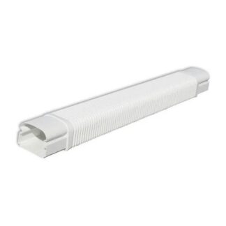 Tecnosystemi Optima leidinggoot 75mm wit ral9010 MF75