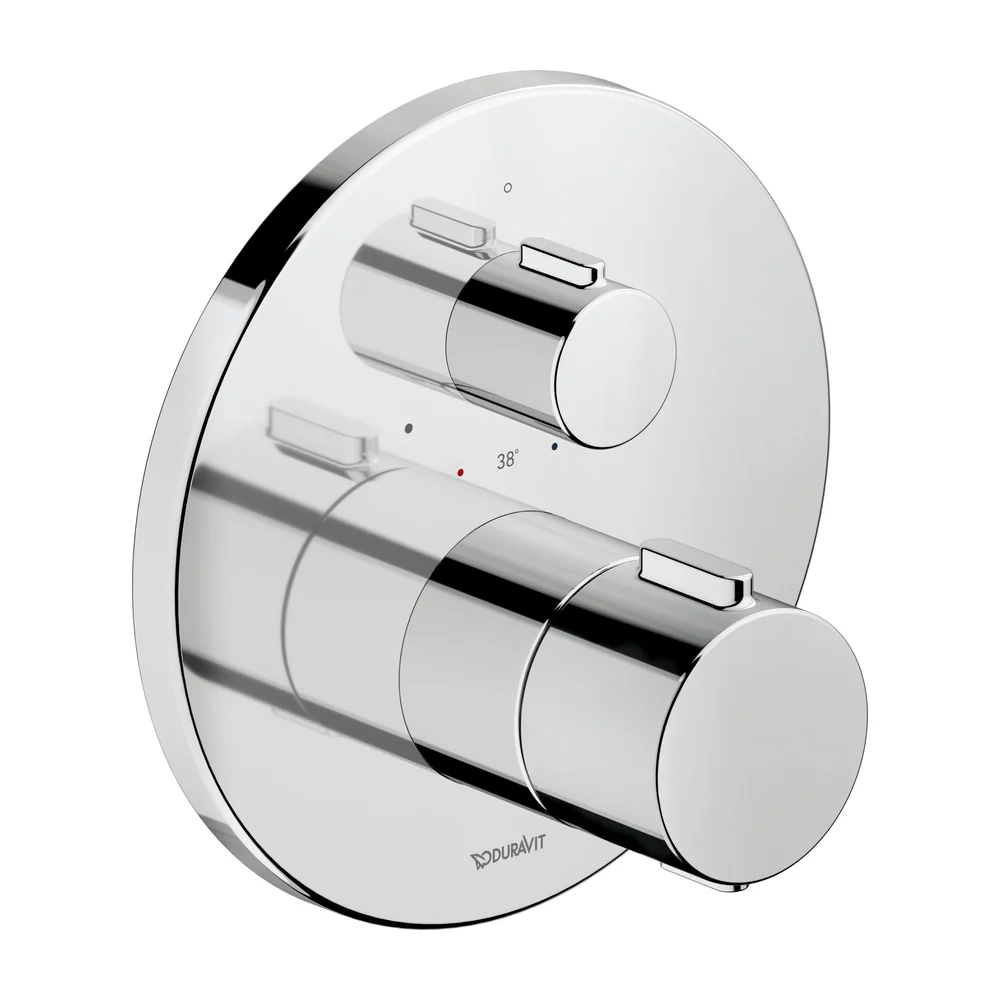 Duravit Thermostatisch kraanwerk Thermostaatmengkraan inbouwdeel Tweegreeps