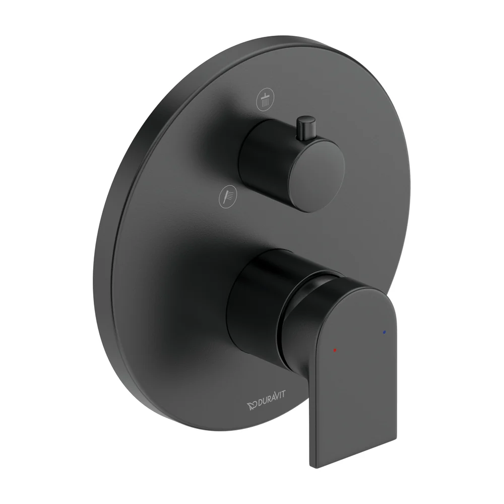 Duravit Tulum by Starck inbouwmengkraan zwart mat