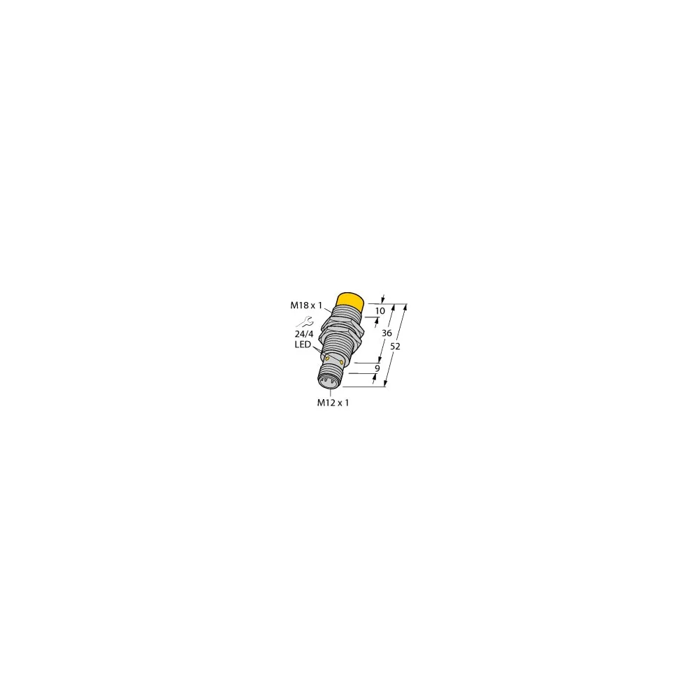 Turck inductieve benaderingsschakelaar rvs 5301883