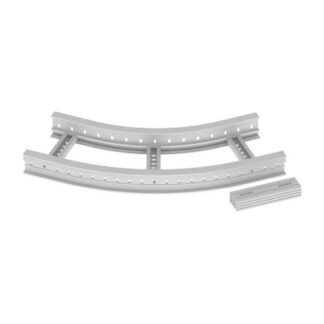 Unex bocht/hoekstuk kabelladder 85×300 ral7035
