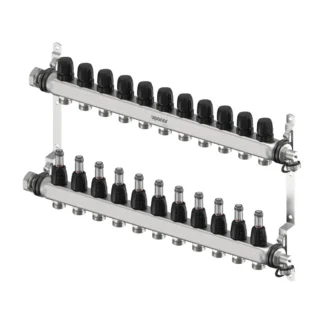 Uponor Vario S verdeelstuk vloerverwarming verdelers