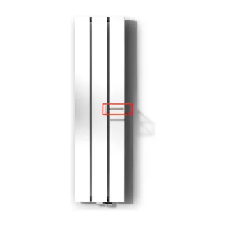 Vasco Beams handdoek/décor radiatoren 2000x660x100 mm wit