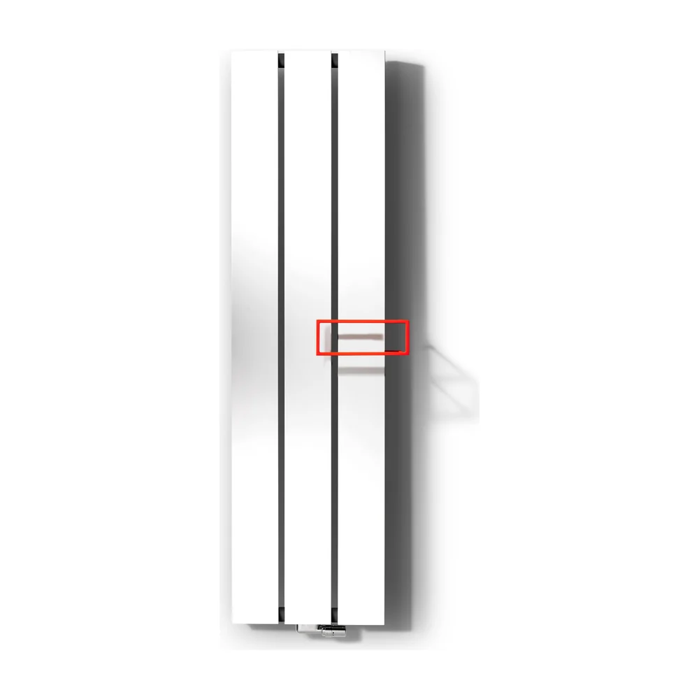 Vasco Beams handdoek/décor radiatoren wit