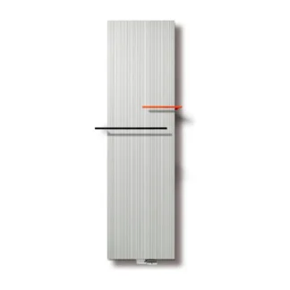 Vasco Bryce V100 handdoek/décor radiatoren 2000x375x100 mm ral9010