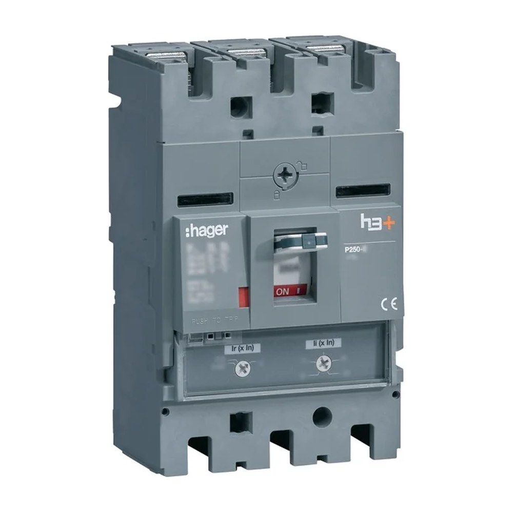 Hager Vermogensautomaat H3+, P250 vermogensschakelaar 3-polig 250 A