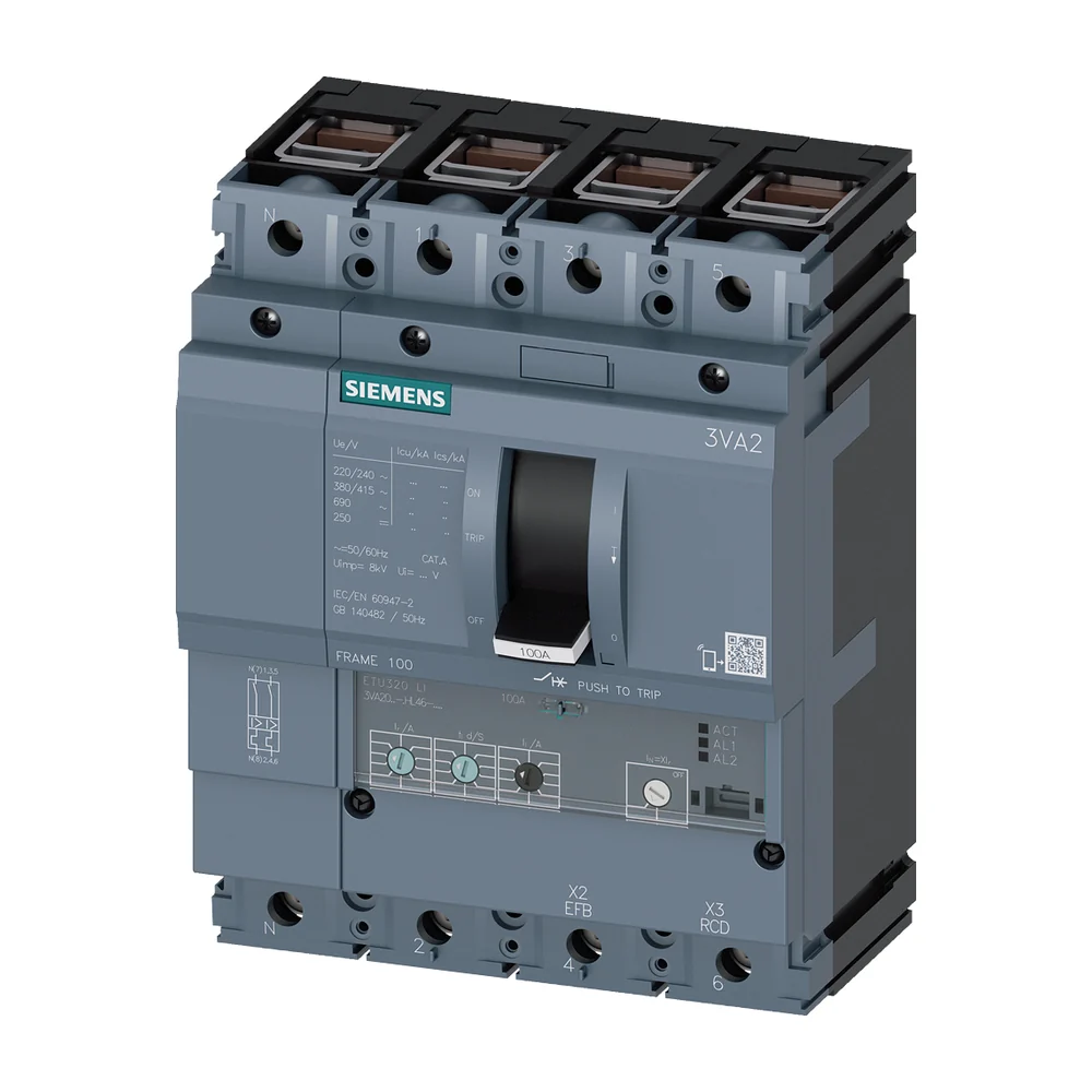 Siemens SENTRON vermogensschakelaar 4-polig 40 A