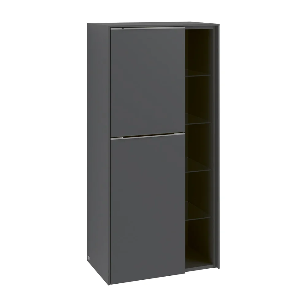 Villeroy Boch Villeroy&Boch Subway badmeubelkast 574x1200x362 mm Wand zwart