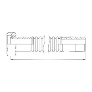 Vsh flexibele metalen aansluitleiding (uittrekbaar)