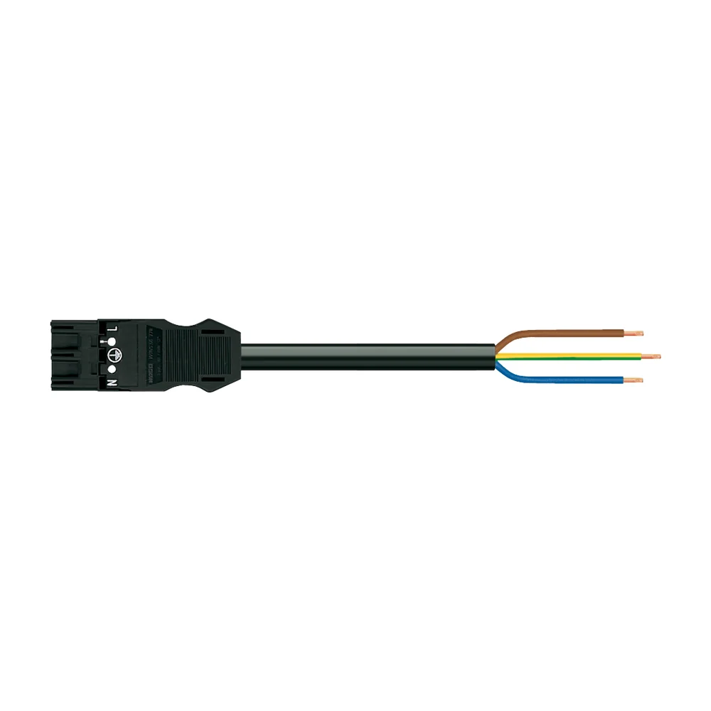 WAGO 771 aansluitsnoer patchkabel 3-polig 16 A