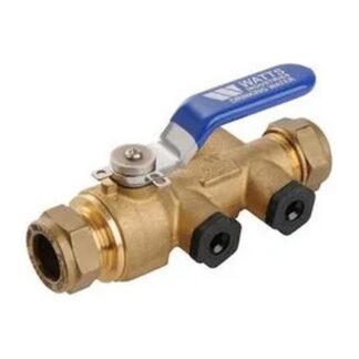 Watts Terugstroombeveiliging Tbe-ea aftap hendel 22 mm knel