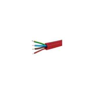 Wavin voorbedrade flexbuis VD flexibele buis draad Rood