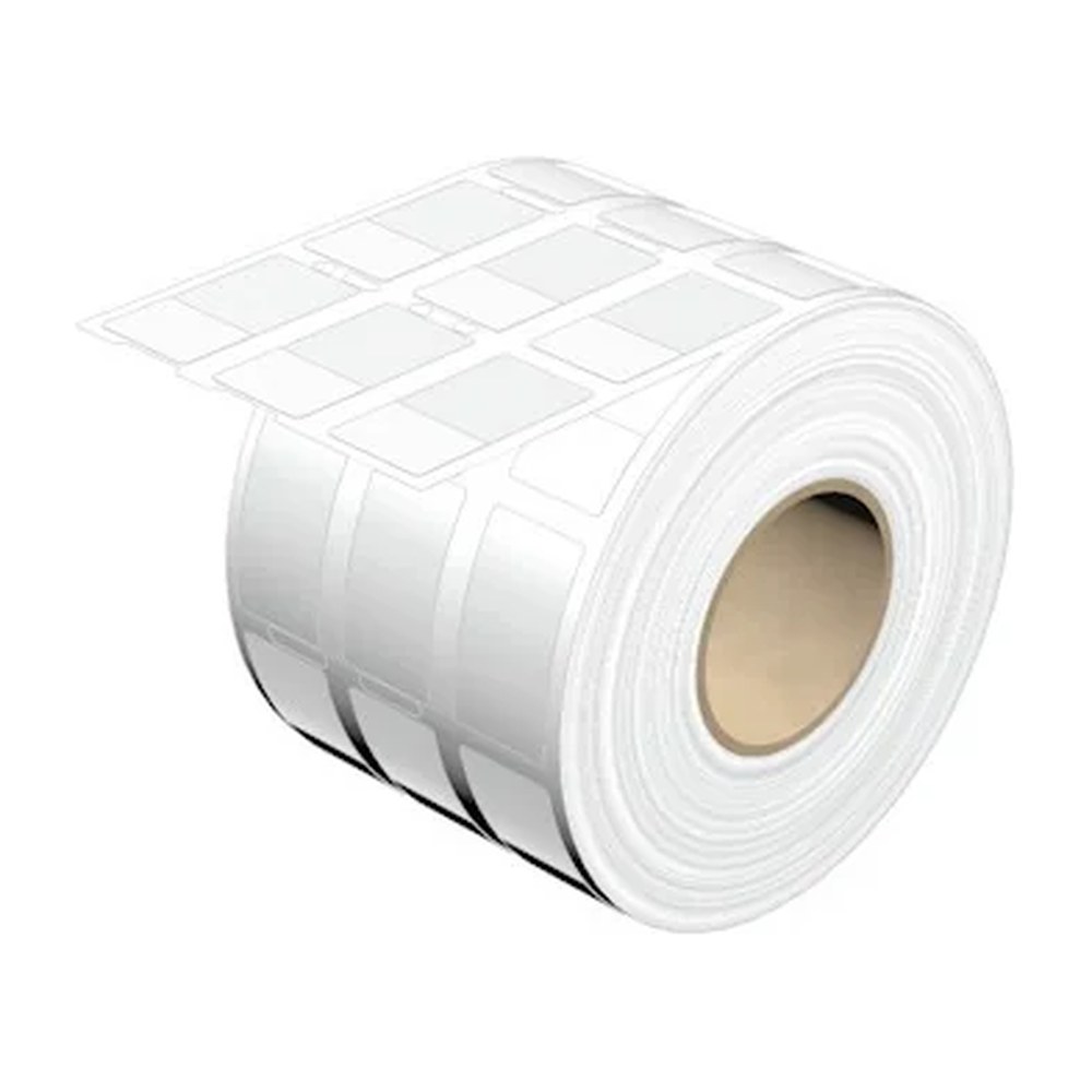 Weidmuller tekststrookblad, Polyester film kabelcodering wit