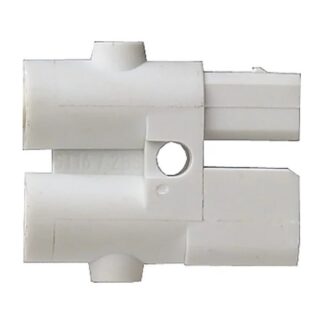Wieland connector voor insteekbare gebouwinstallatie wit