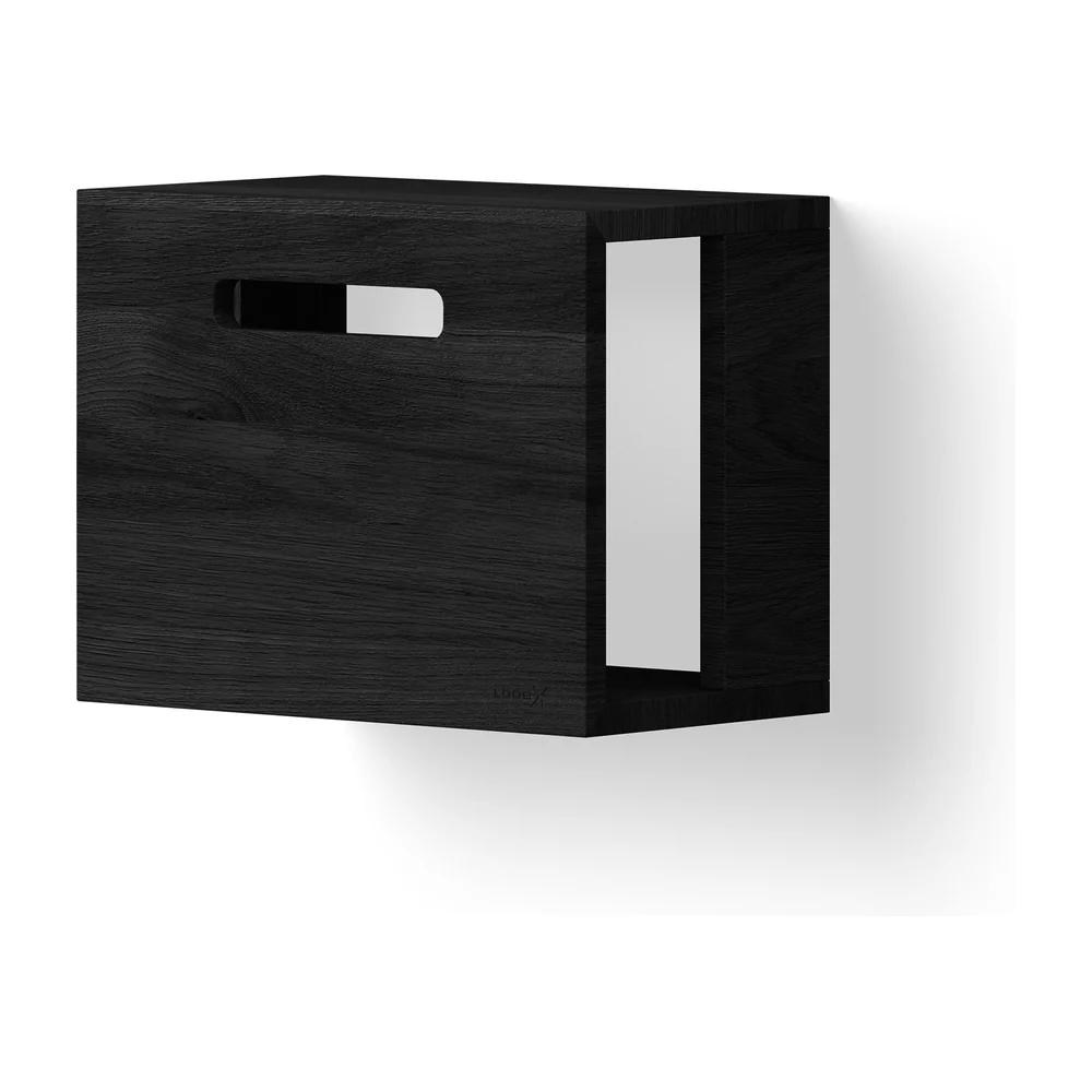Looox Wooden Basic Cube badmeubelkast Wand Laag 2860535